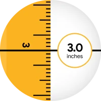 Pocket Ruler - Measure in inch